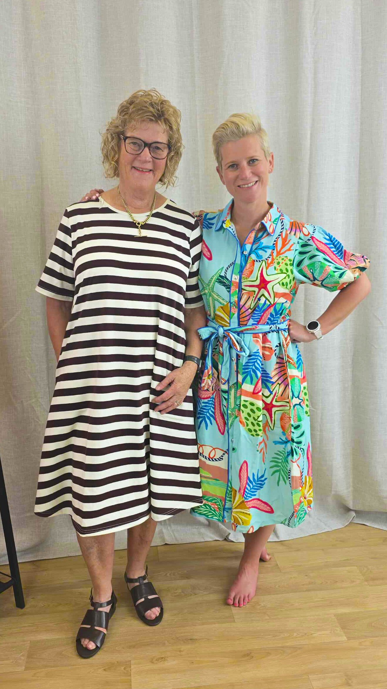 style items clothing on different bodies